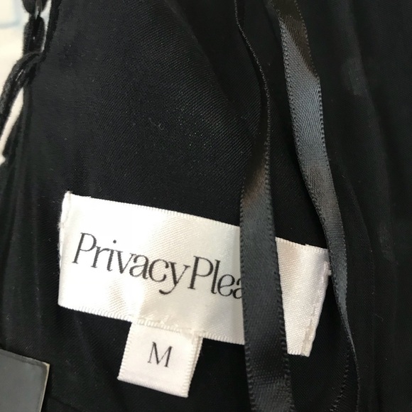 Privacy Please High Slit Black Polka Dot Dress - Picture 7 of 8